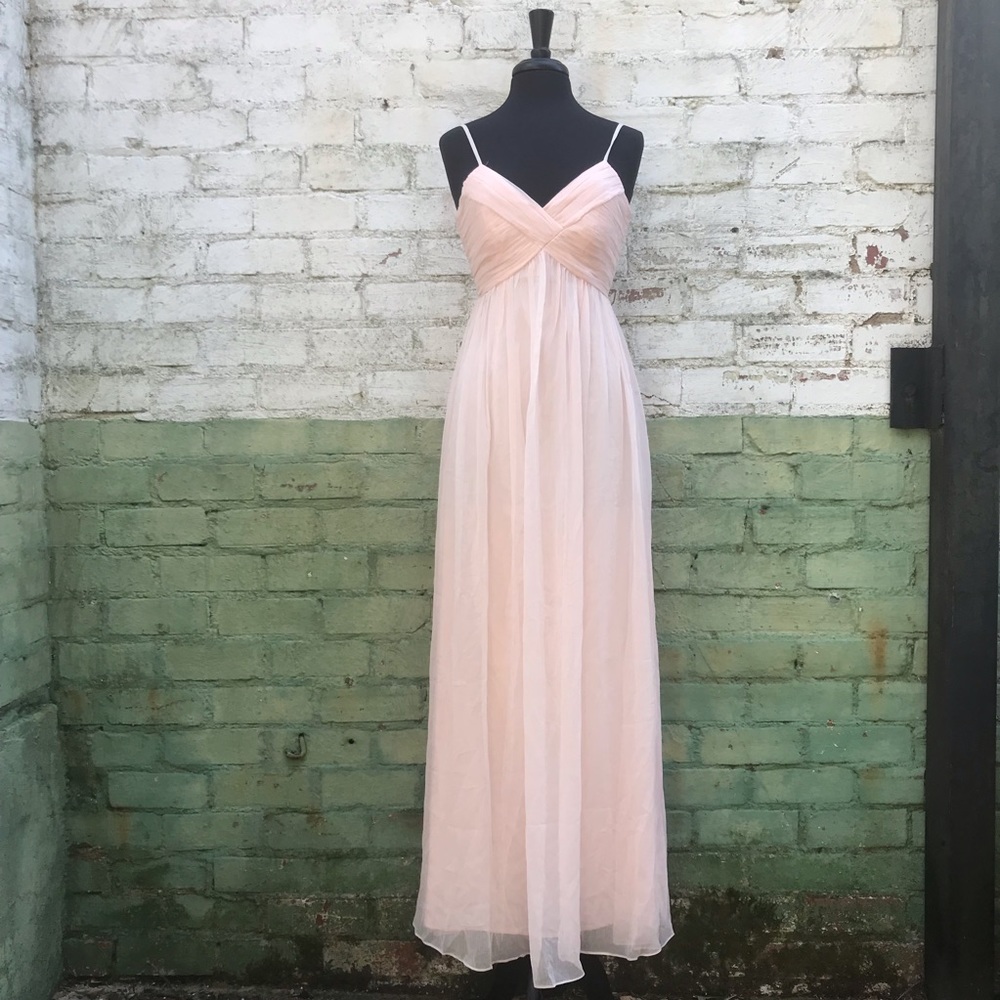 Pink Gauze Formal Gown